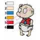 Tommy Pickles Rugrats Embroidery Design 03